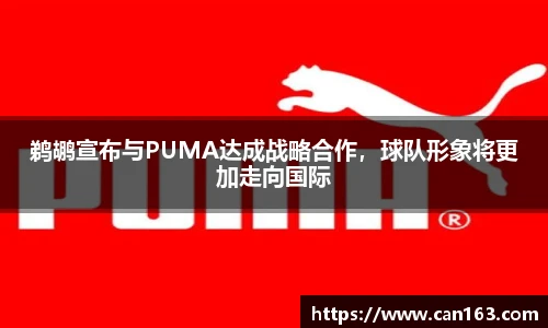 鹈鹕宣布与PUMA达成战略合作，球队形象将更加走向国际