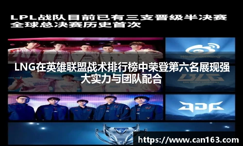 LNG在英雄联盟战术排行榜中荣登第六名展现强大实力与团队配合